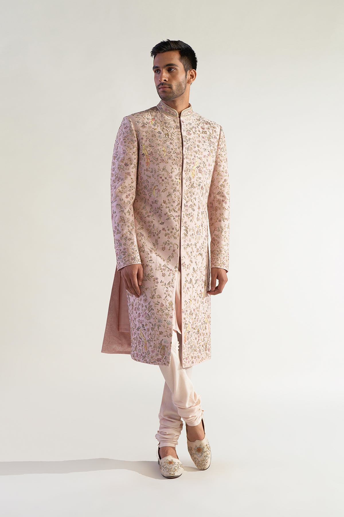 Peach Sherwani