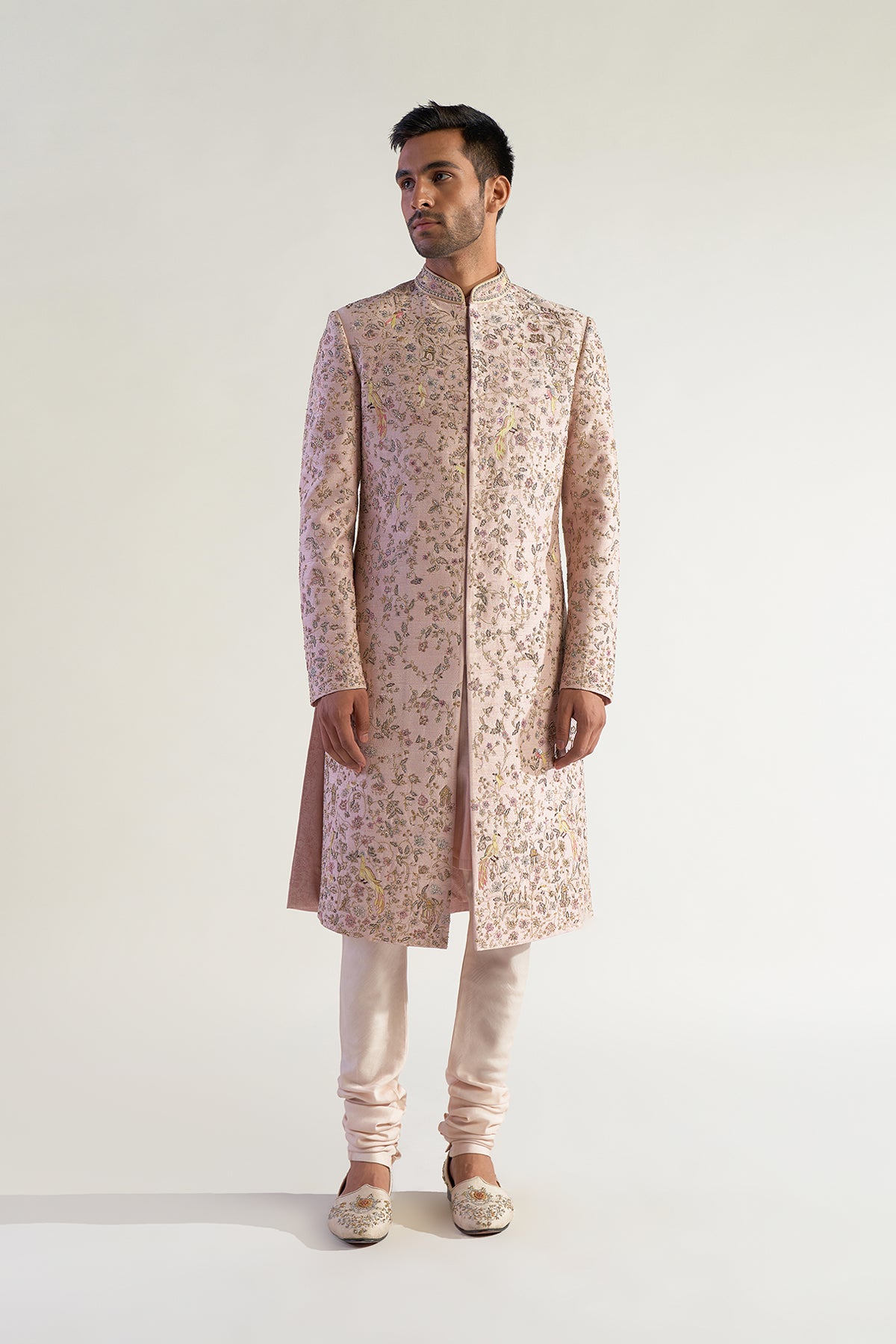 Peach Sherwani