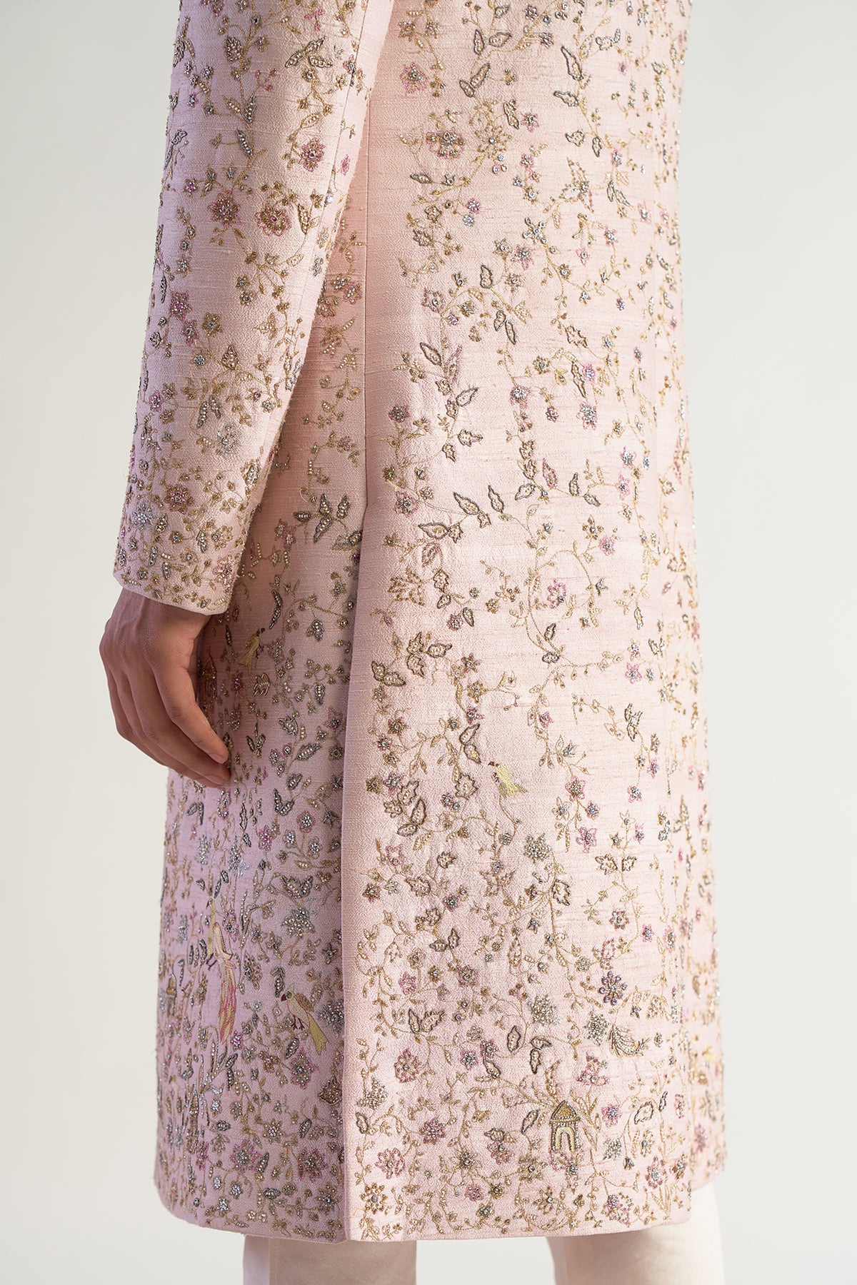 Peach Sherwani