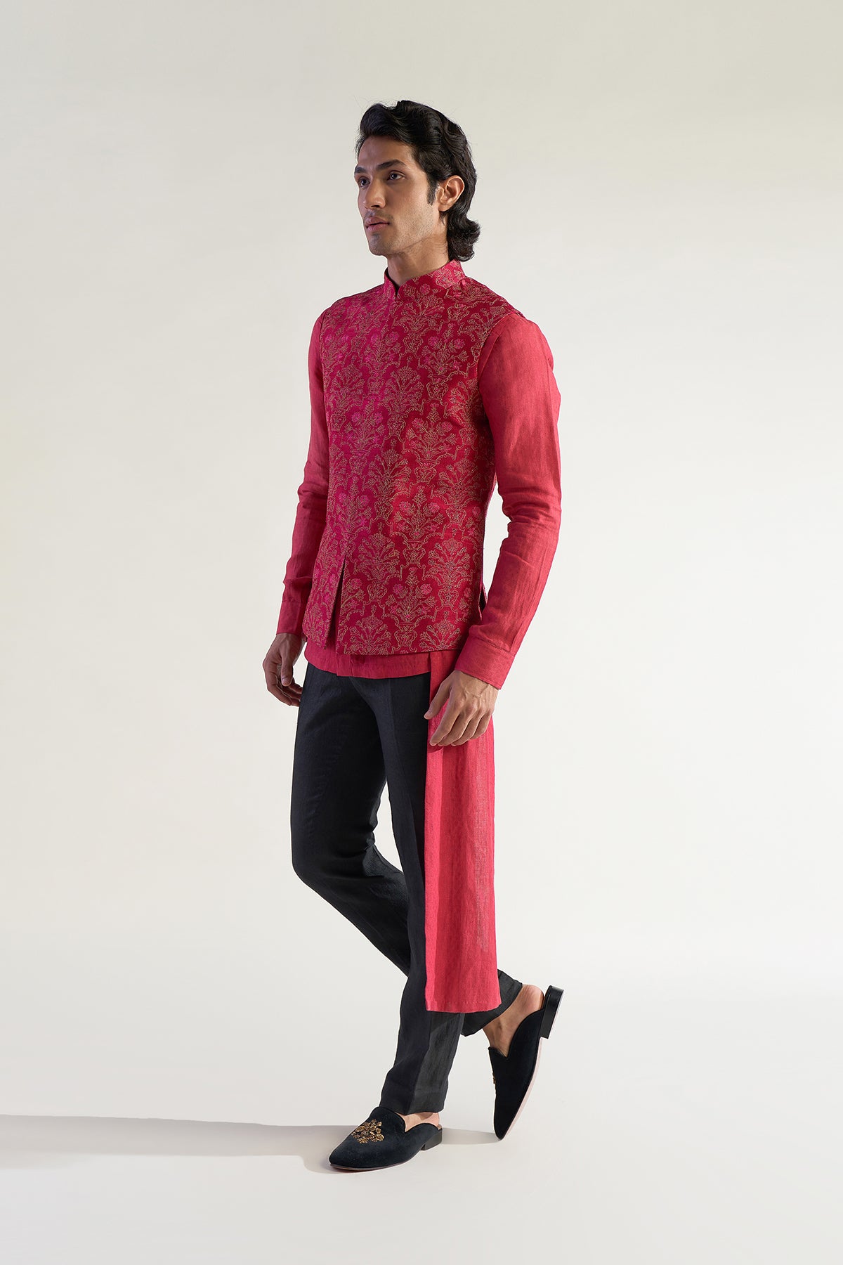 Pink Drape Shirt