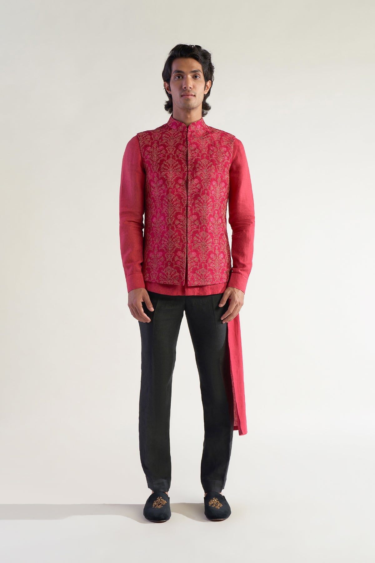 Pink Drape Shirt