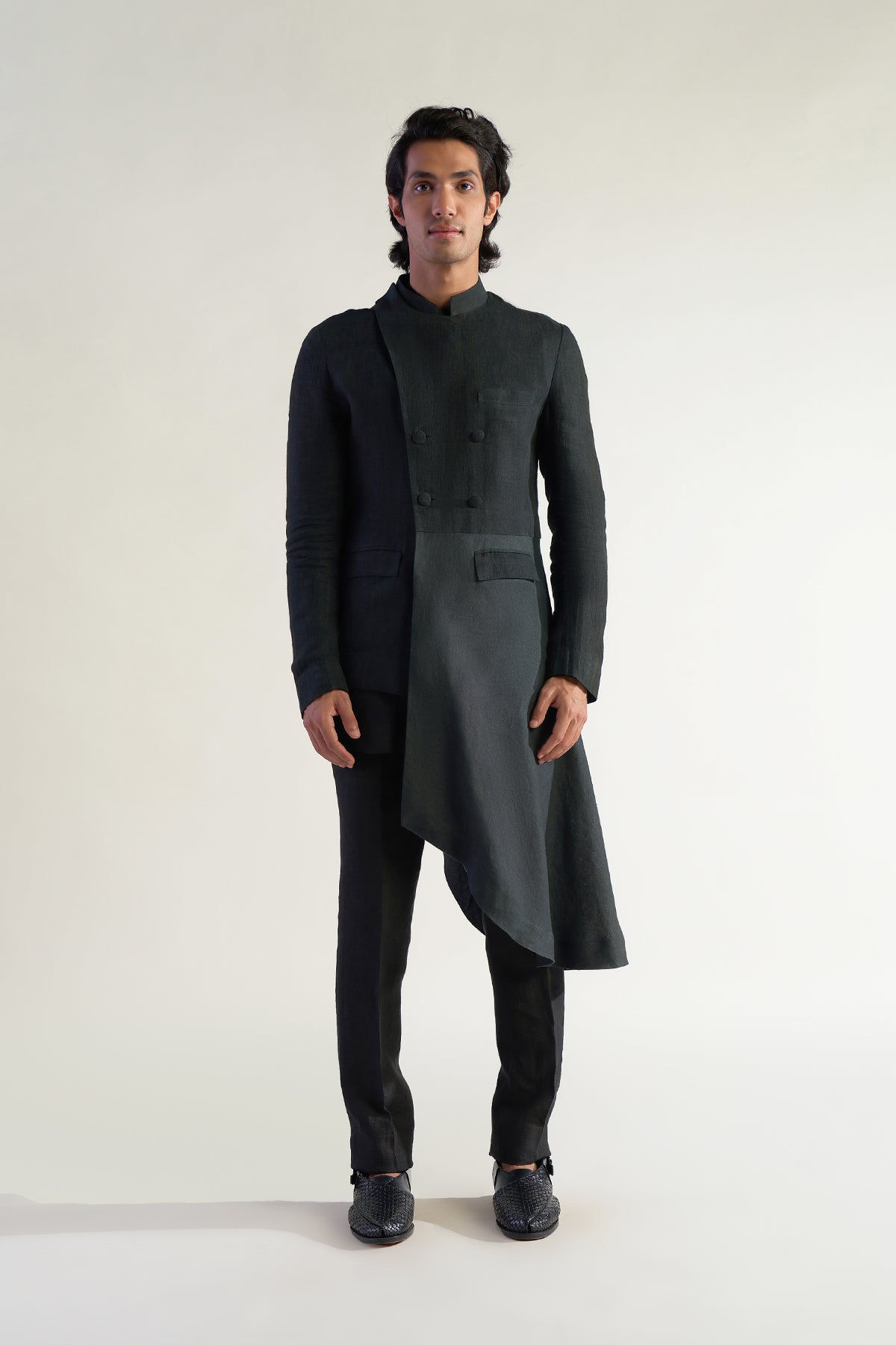 One Side Long Jacket