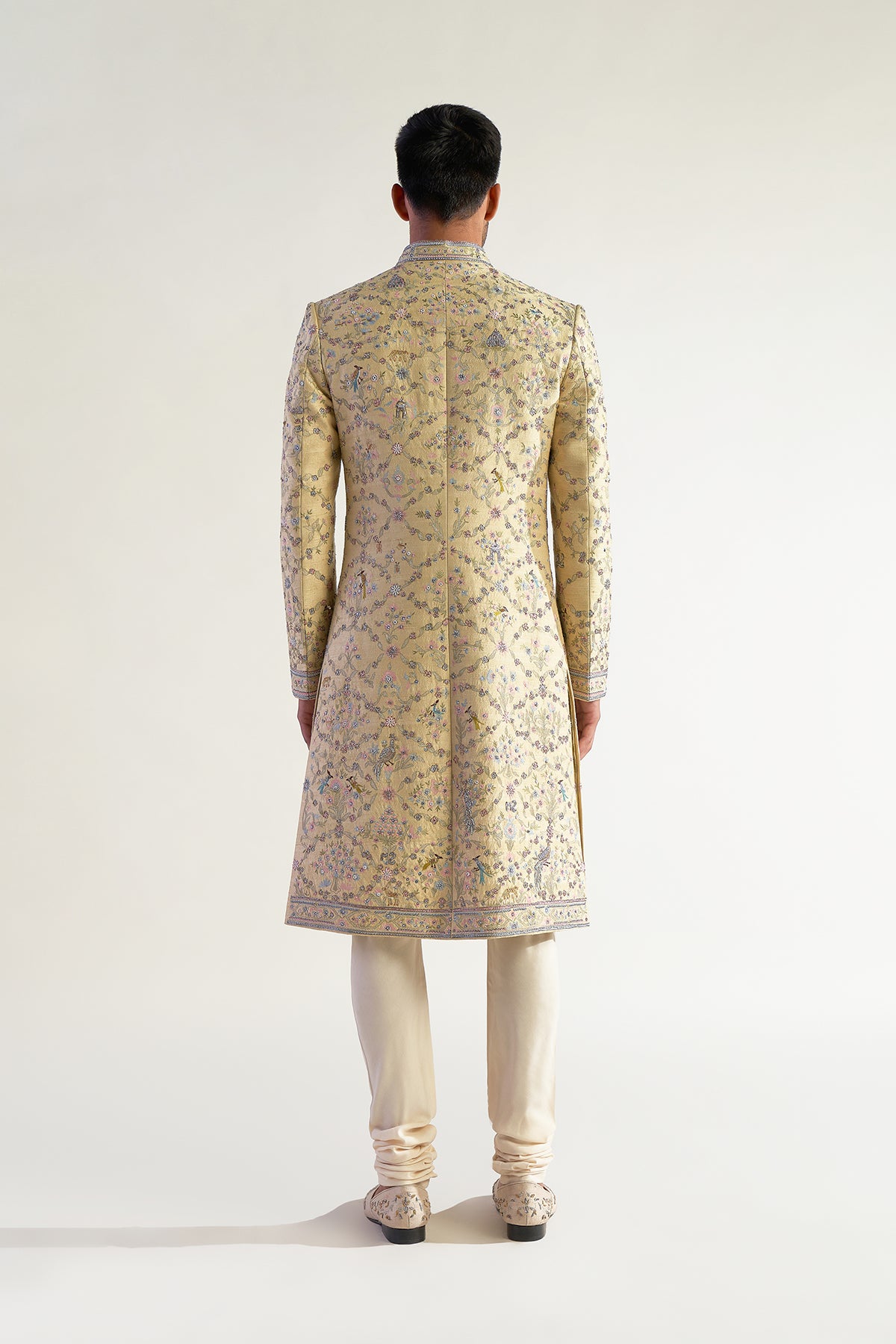 Yellow Sherwani