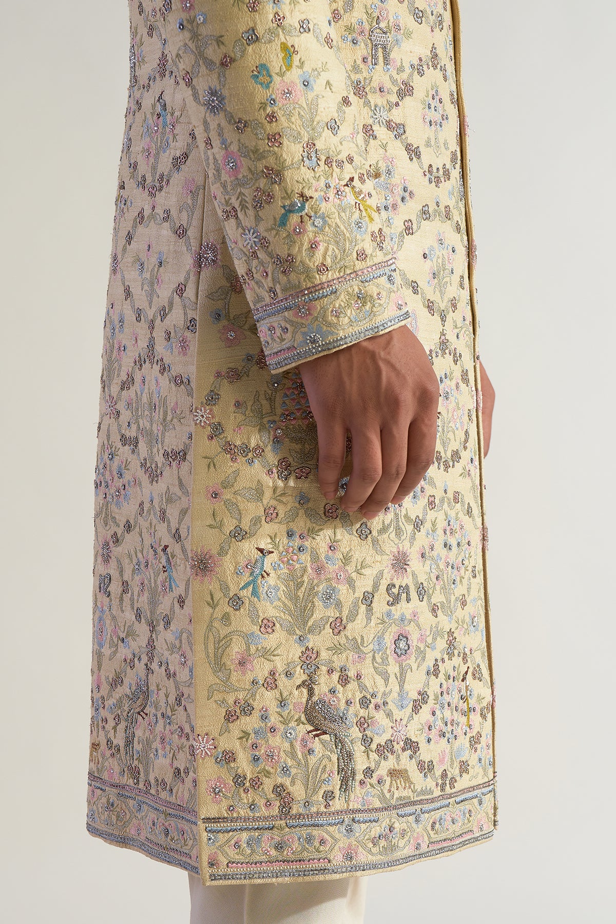 Yellow Sherwani