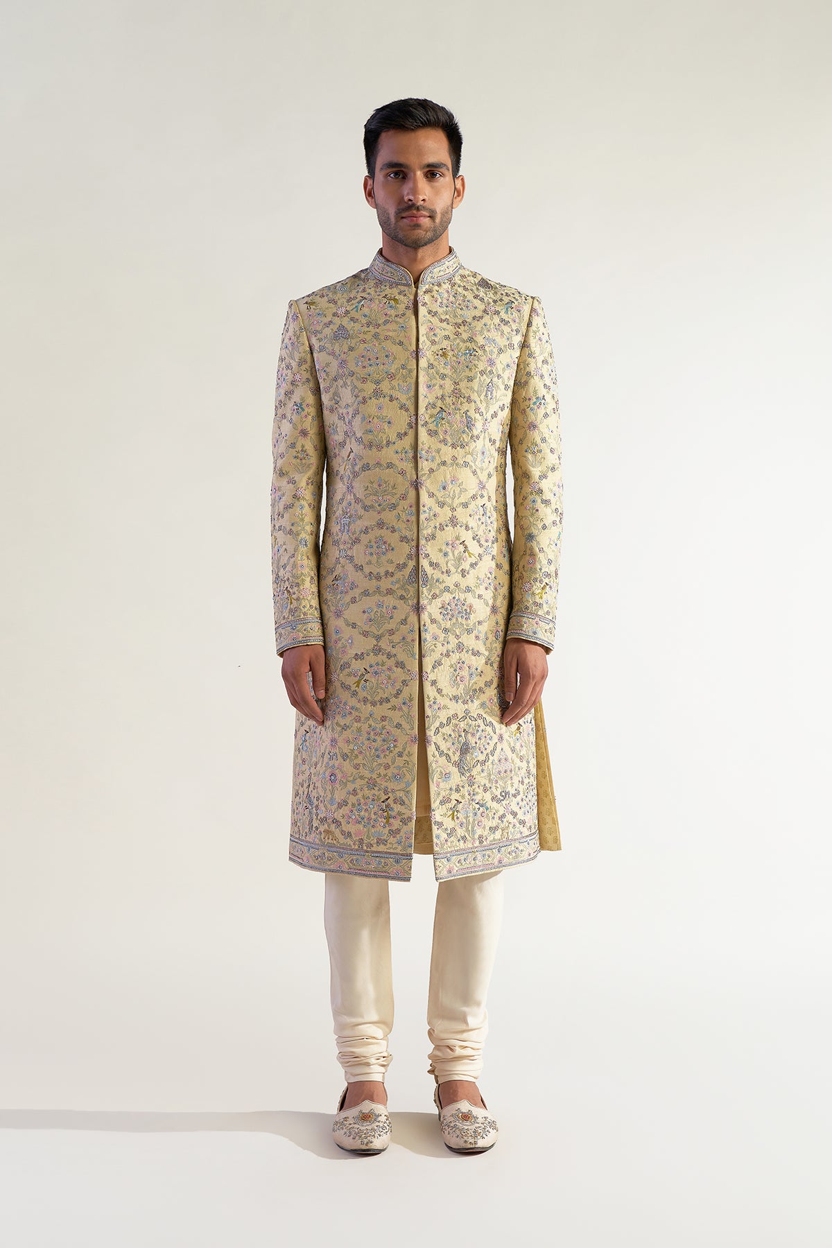 Yellow Sherwani
