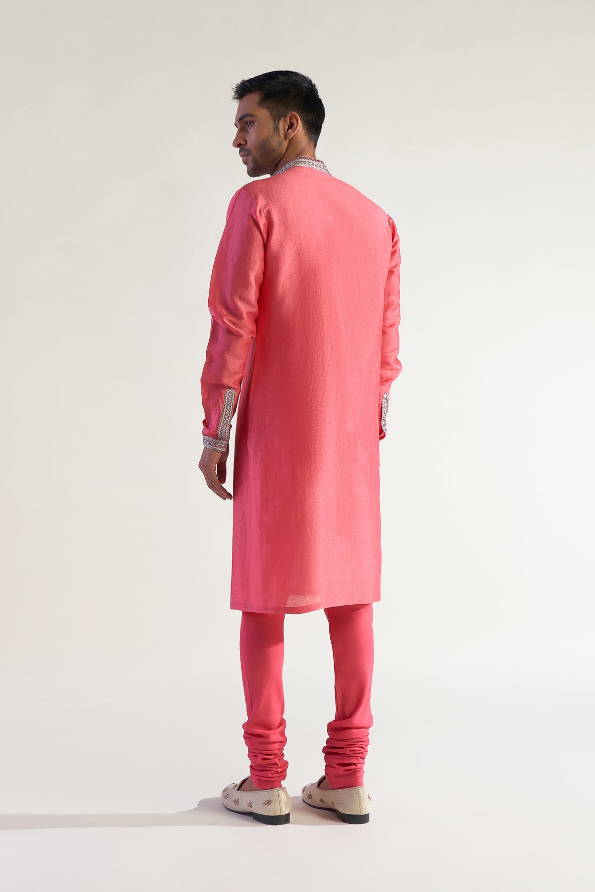 Red Printex Kurta