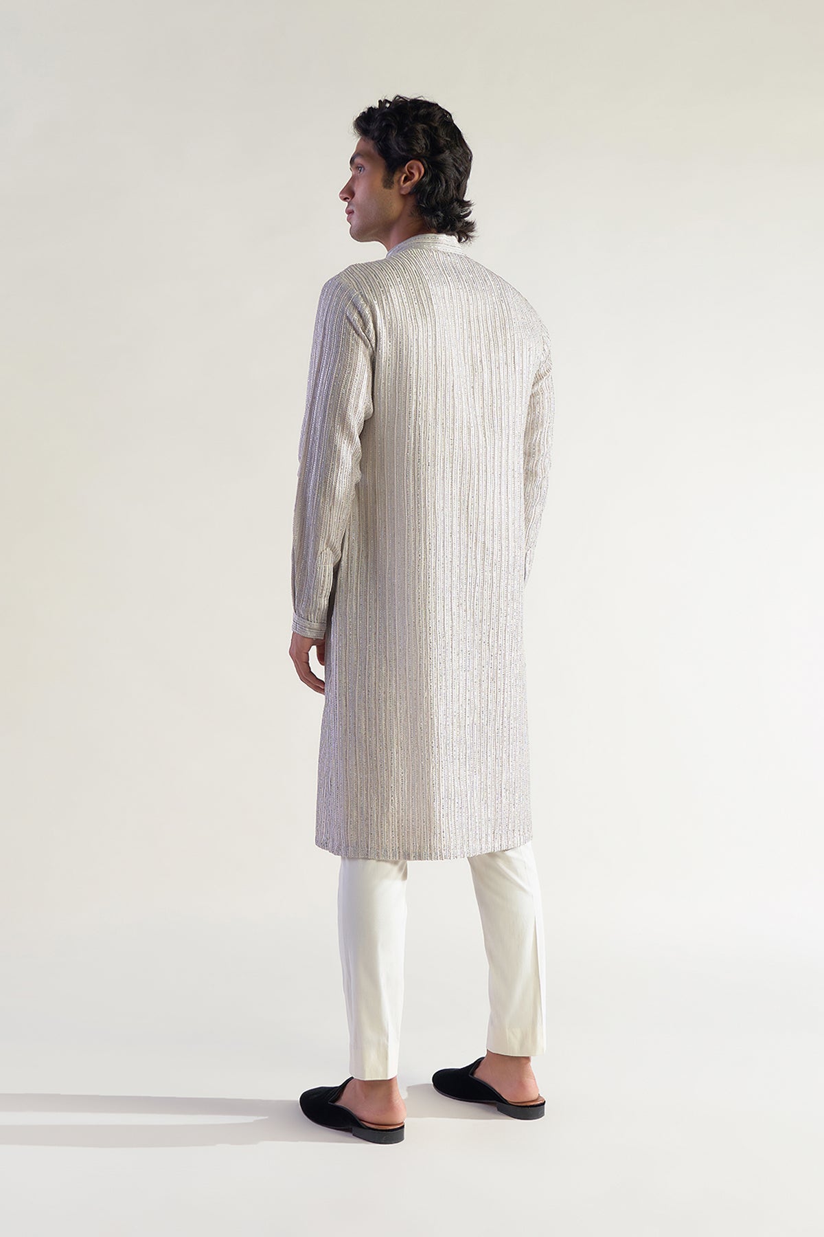 Grey Kurta Set