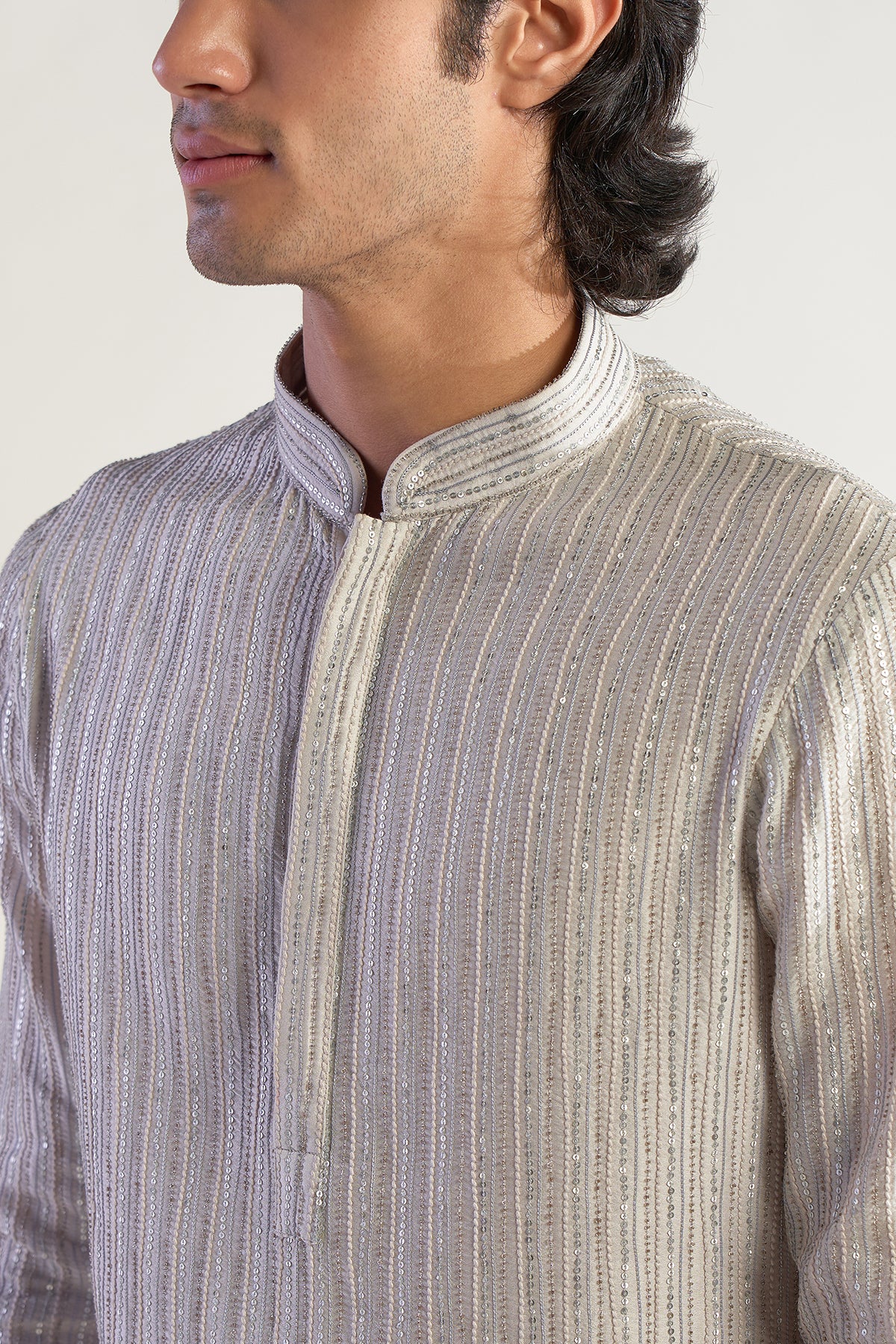 Grey Kurta Set