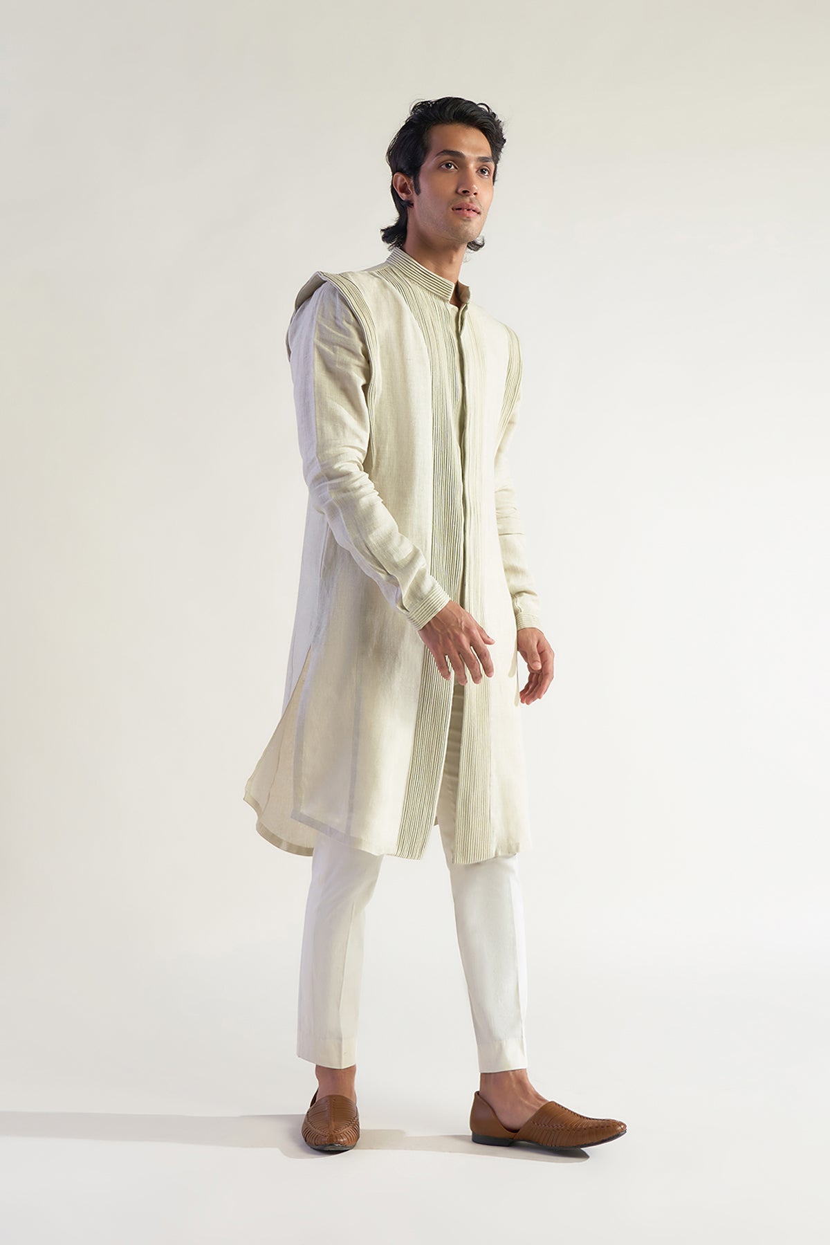 Beige Kurta