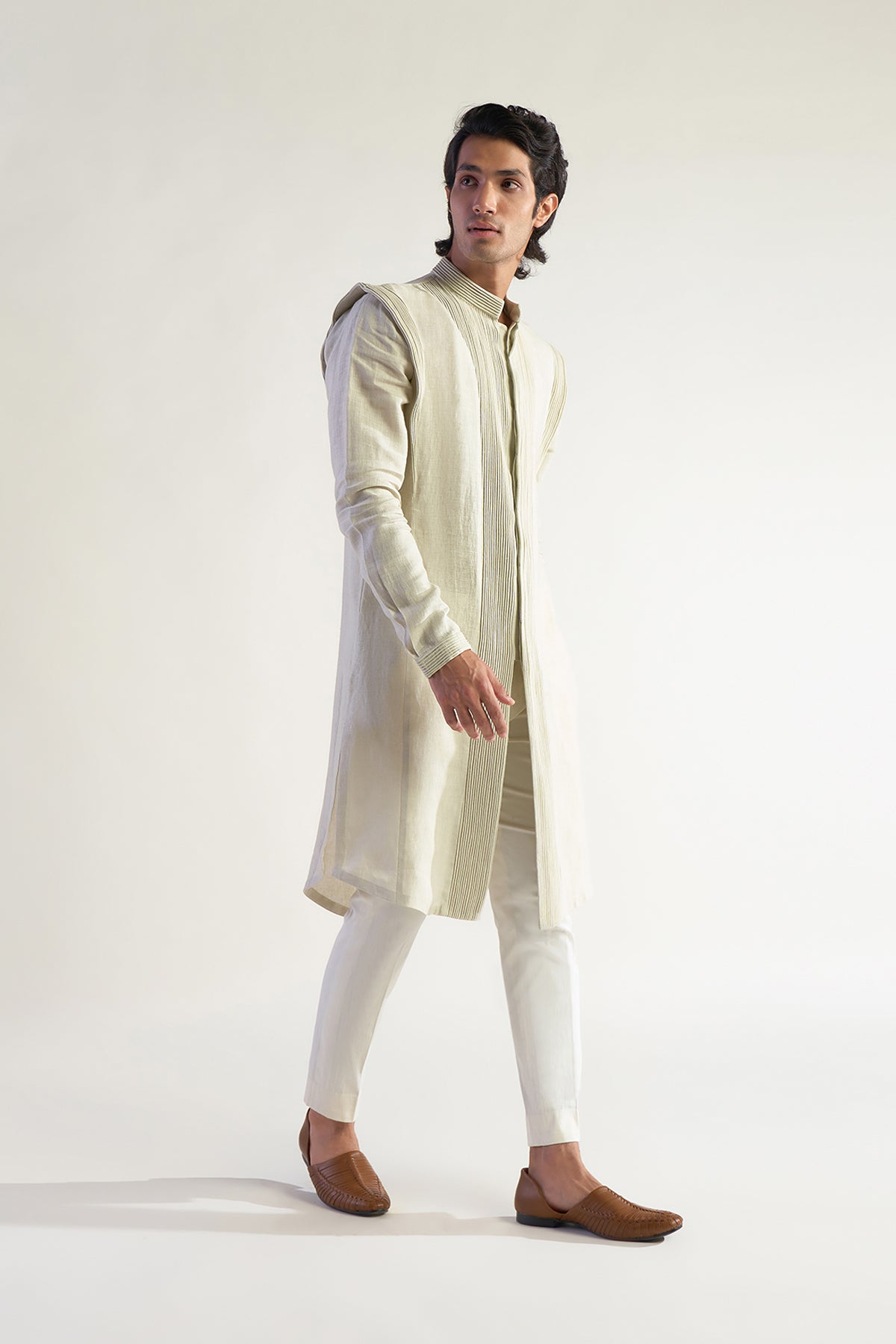 Beige Kurta