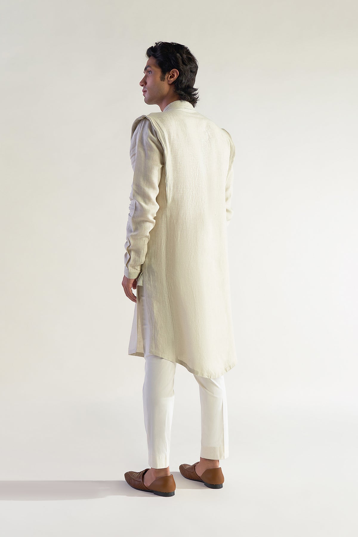 Beige Kurta