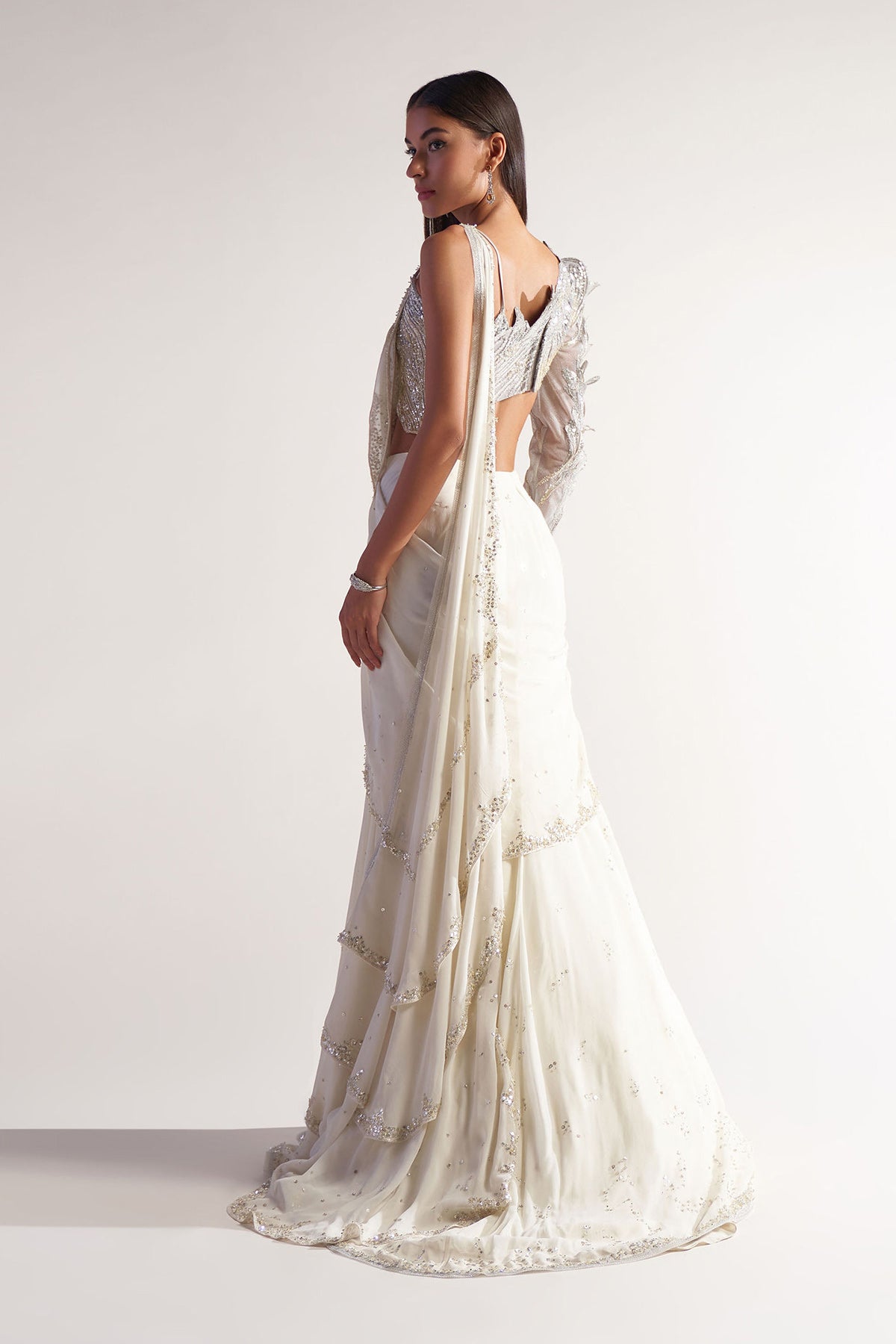 Ivory Dramatic Drape