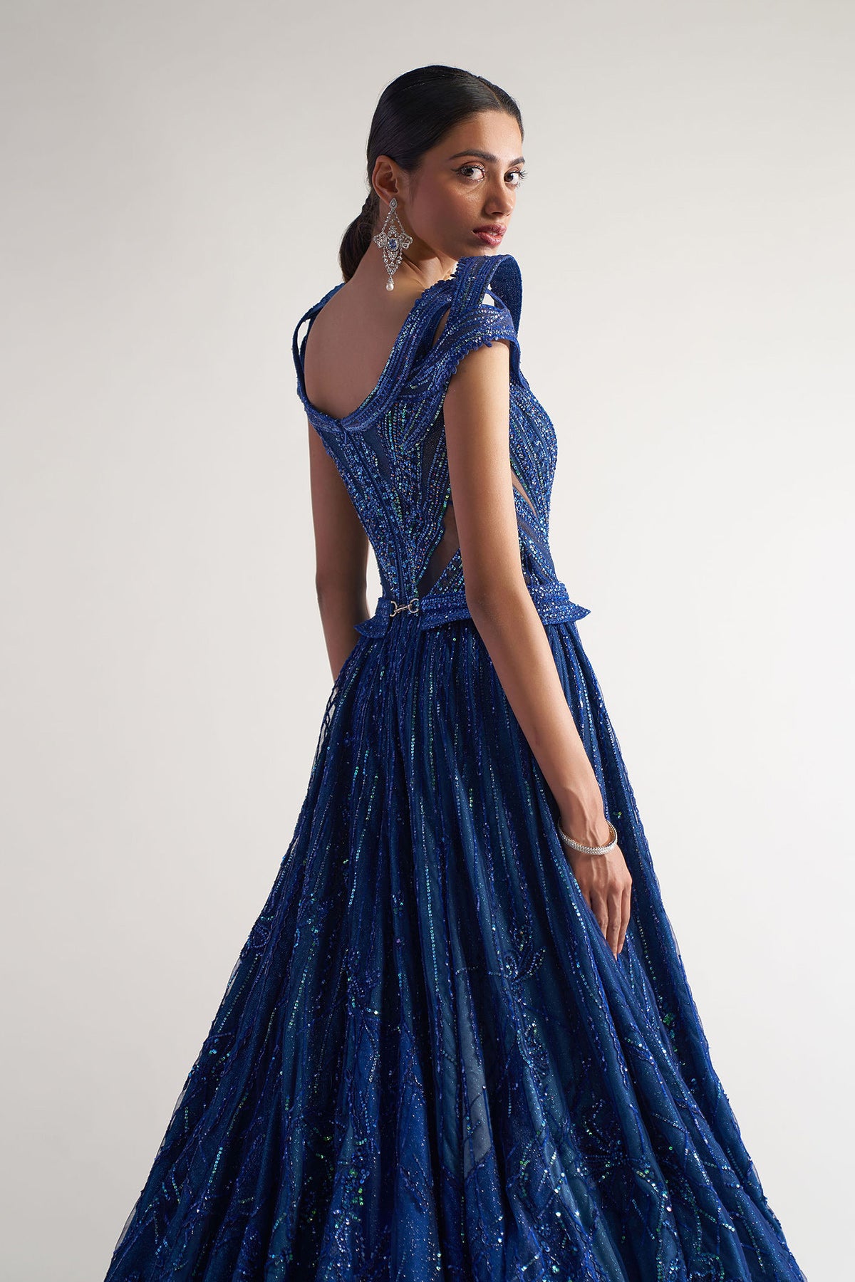 Blue Flap Gown