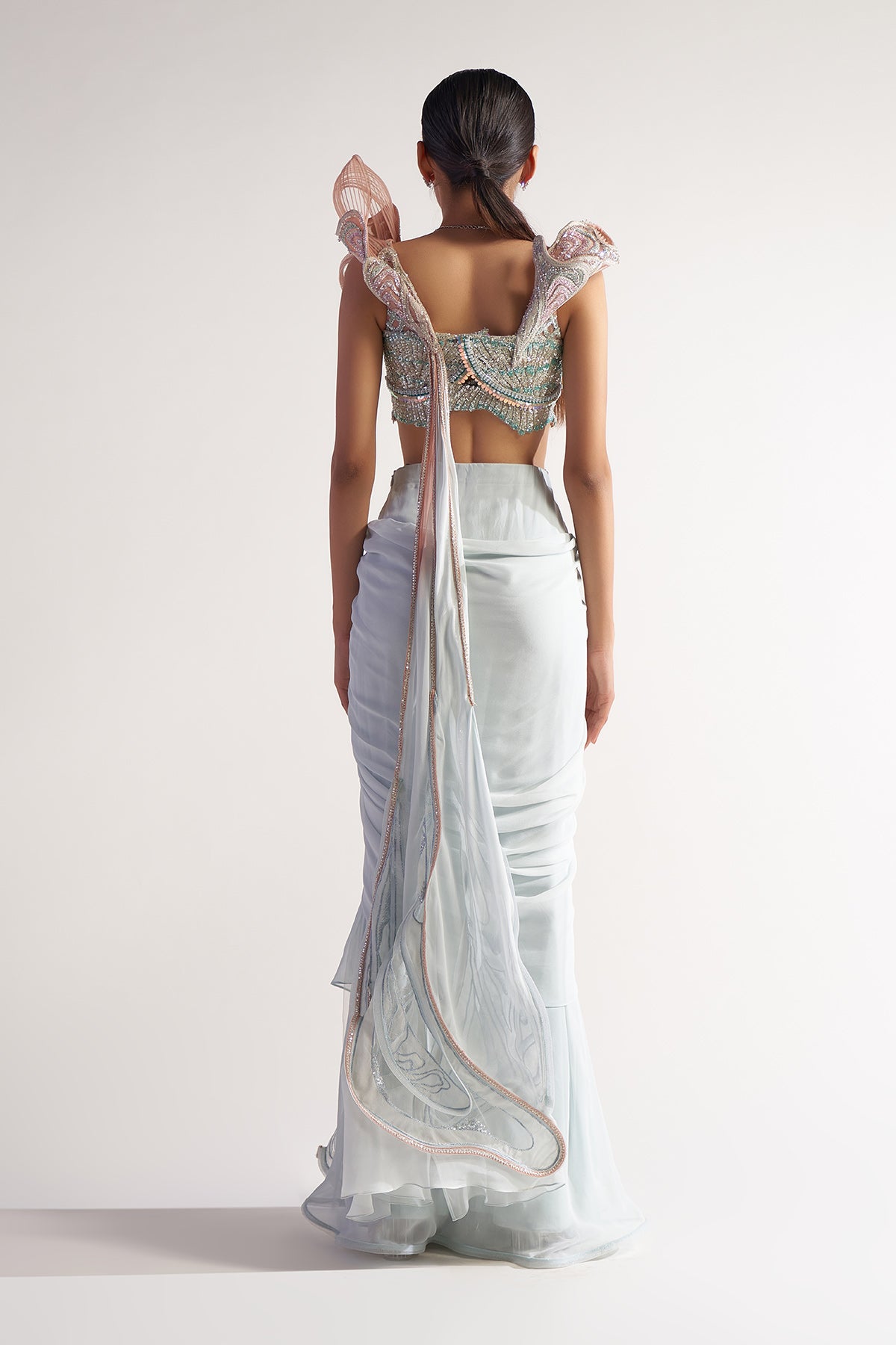 Ice Blue Drape