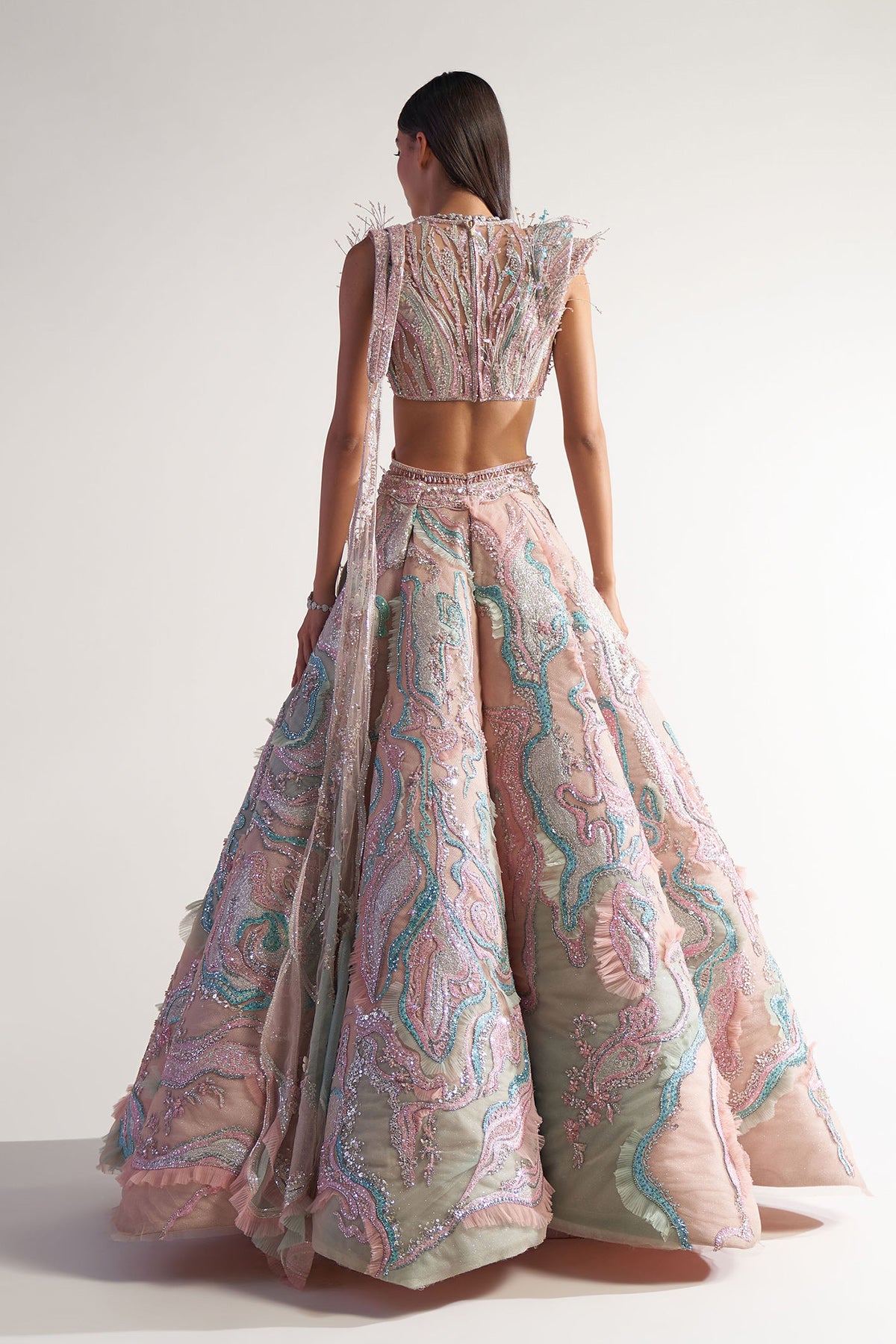 Marble Lehenga