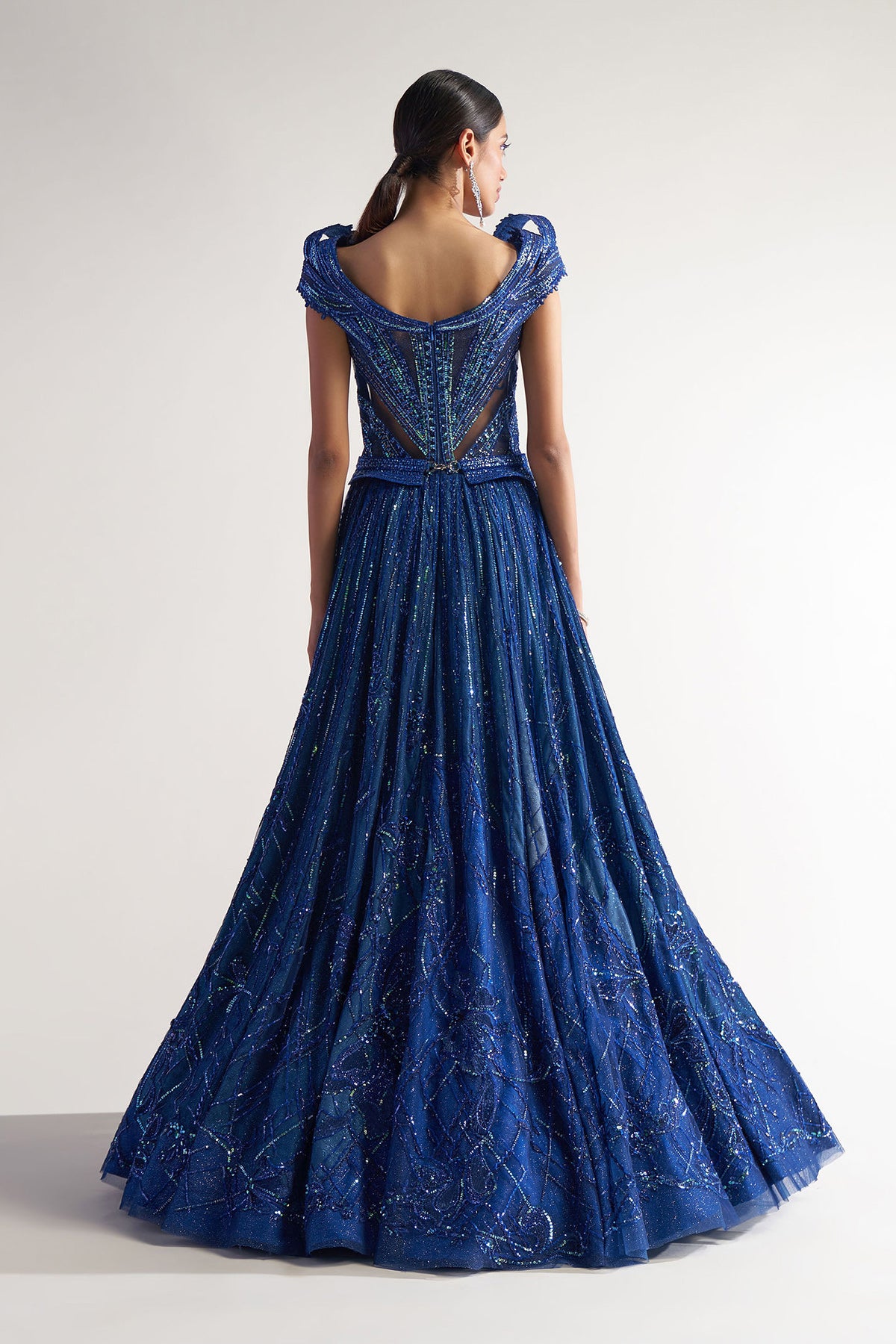 Blue Flap Gown