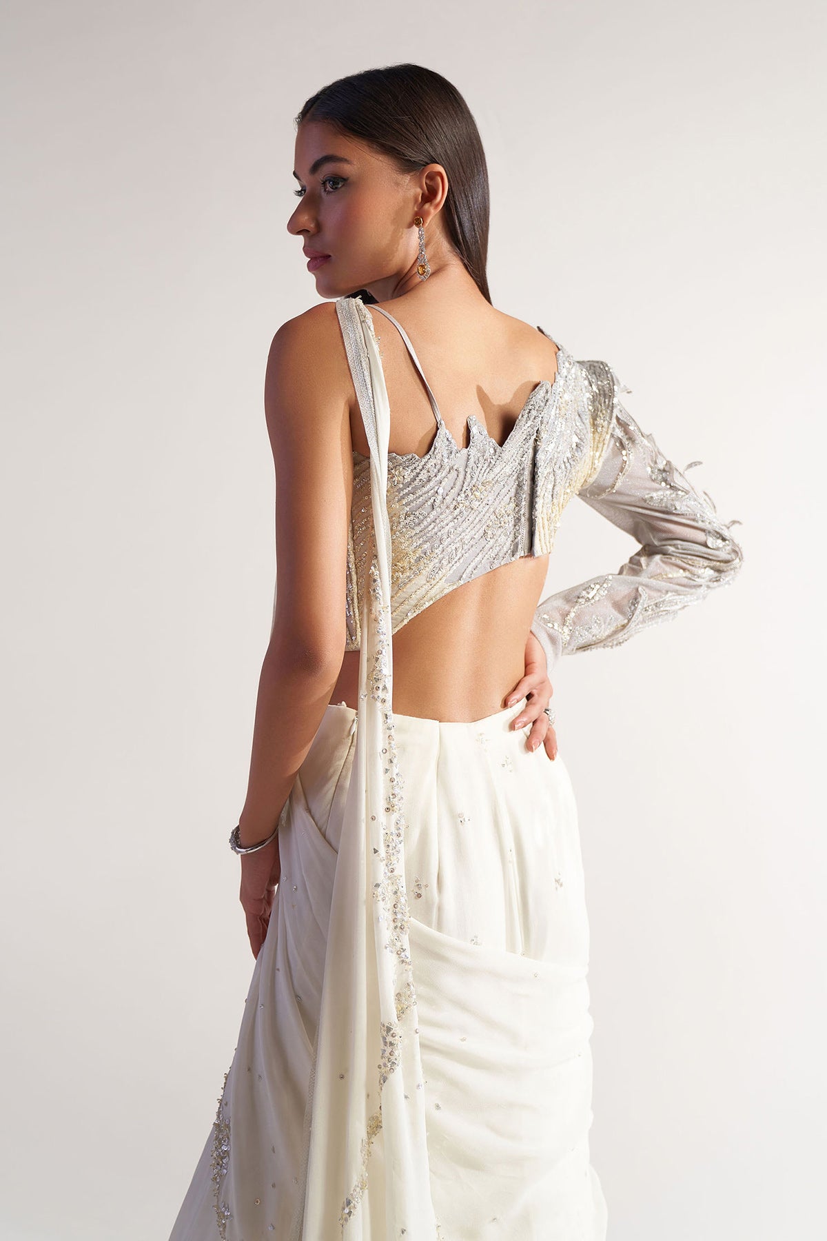 Ivory Dramatic Drape