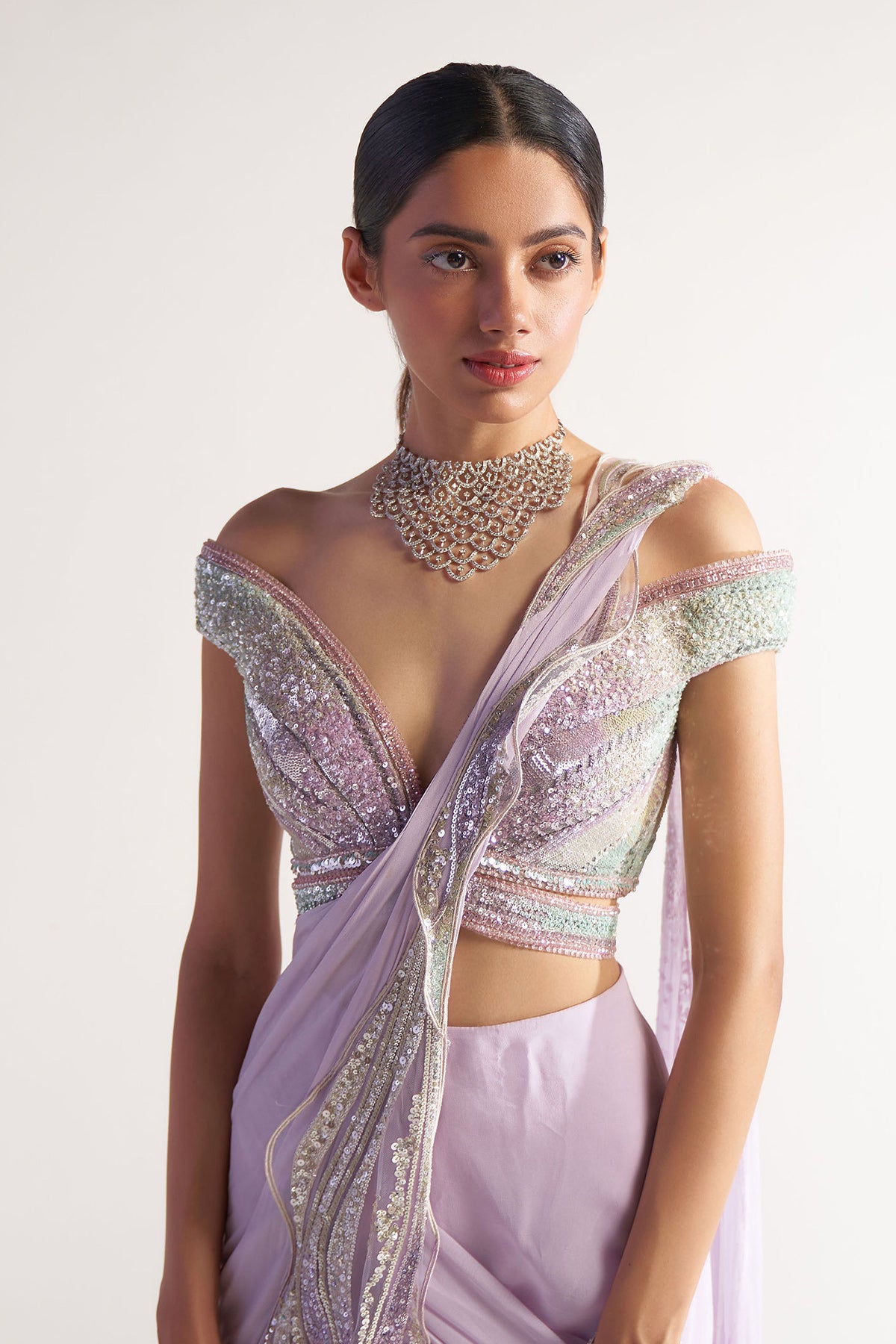 Fishtail Saree