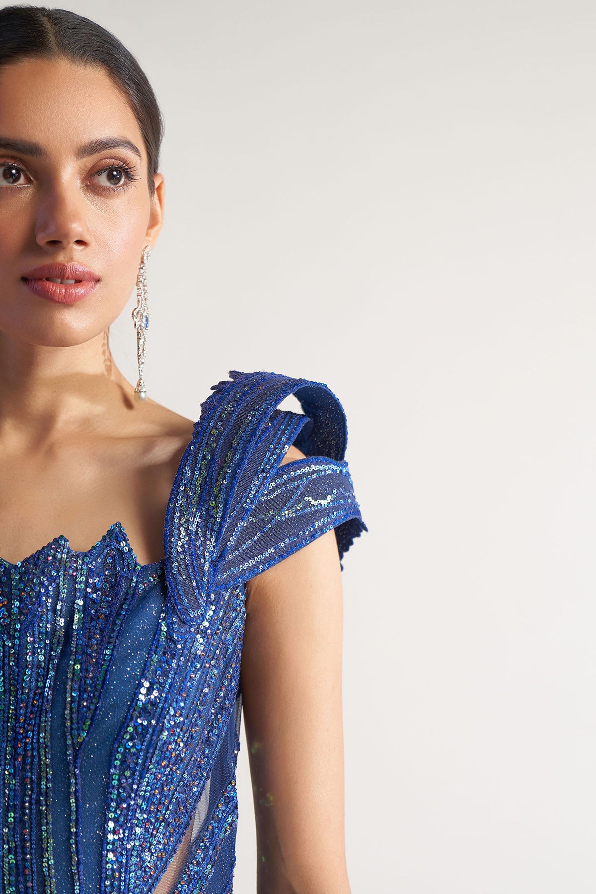 Blue Flap Gown