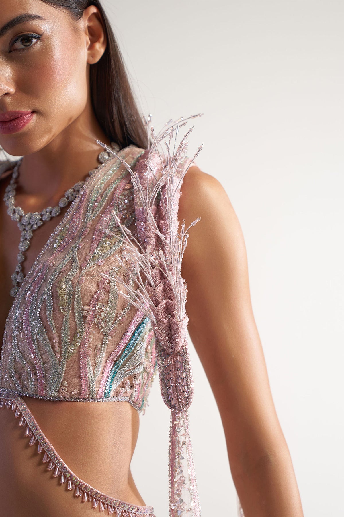 Marble Lehenga