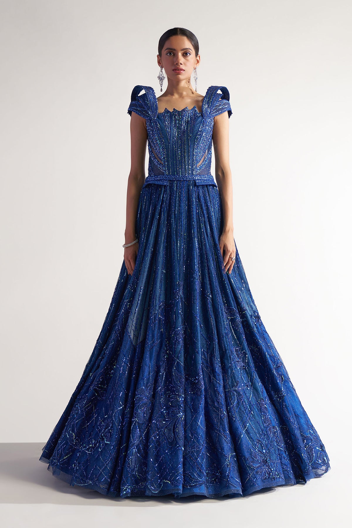 Blue Flap Gown