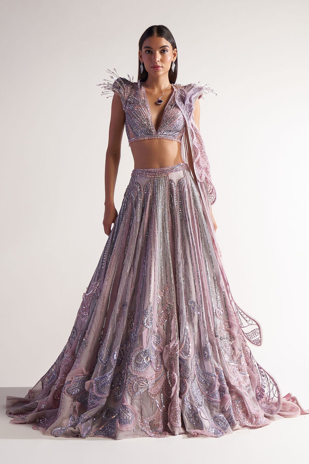 Wings Lehenga