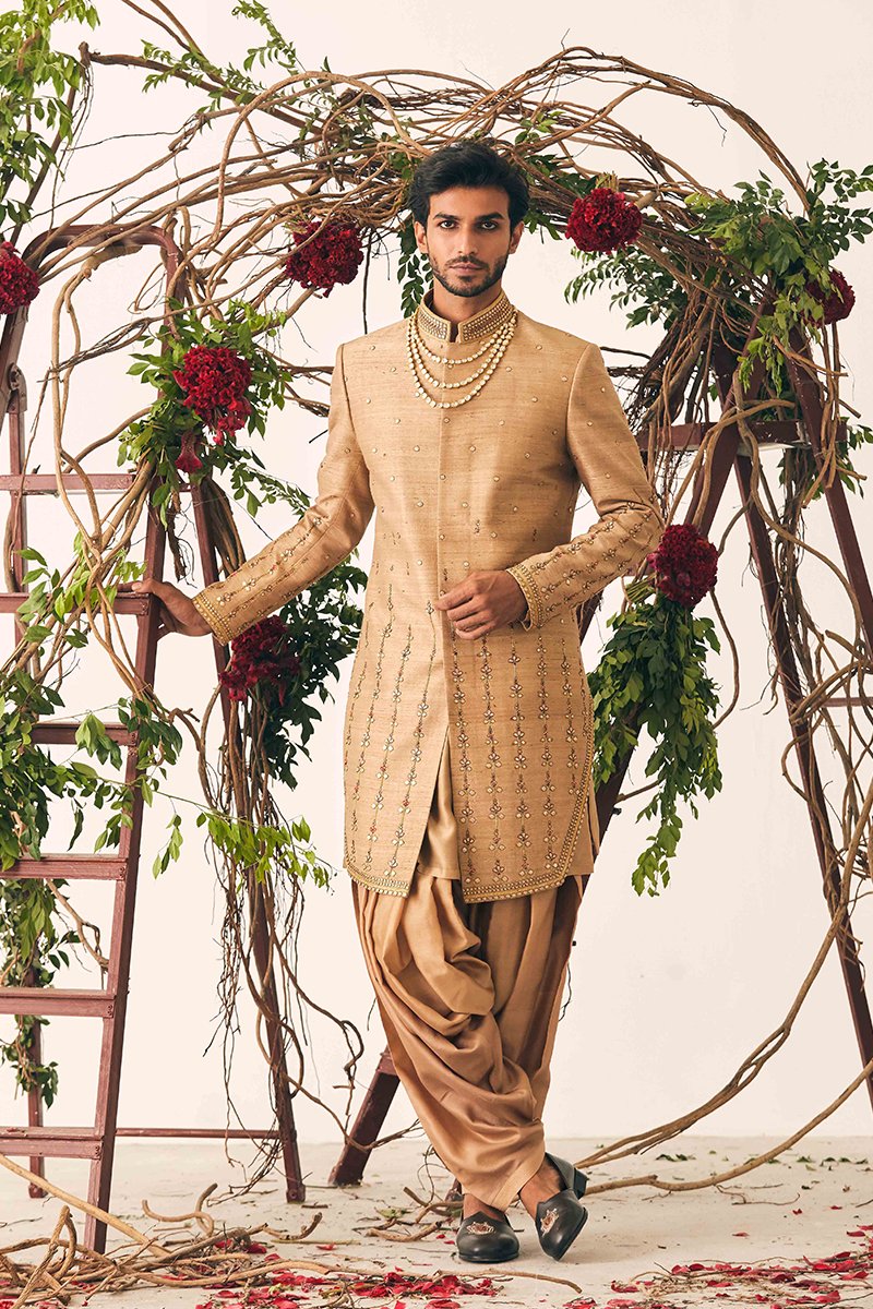 Indian Designer Wedding Sherwani | Sulakshana Monga